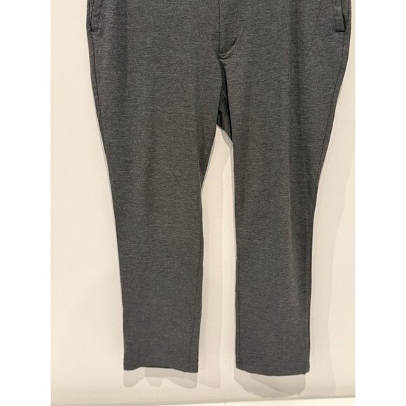 Hart Schaffner Marx Pants Mens Size 36 Dress Pants Stretch Gray Flat Front Work - Picture 6 of 13